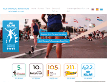 Tablet Screenshot of curacaomarathon.com